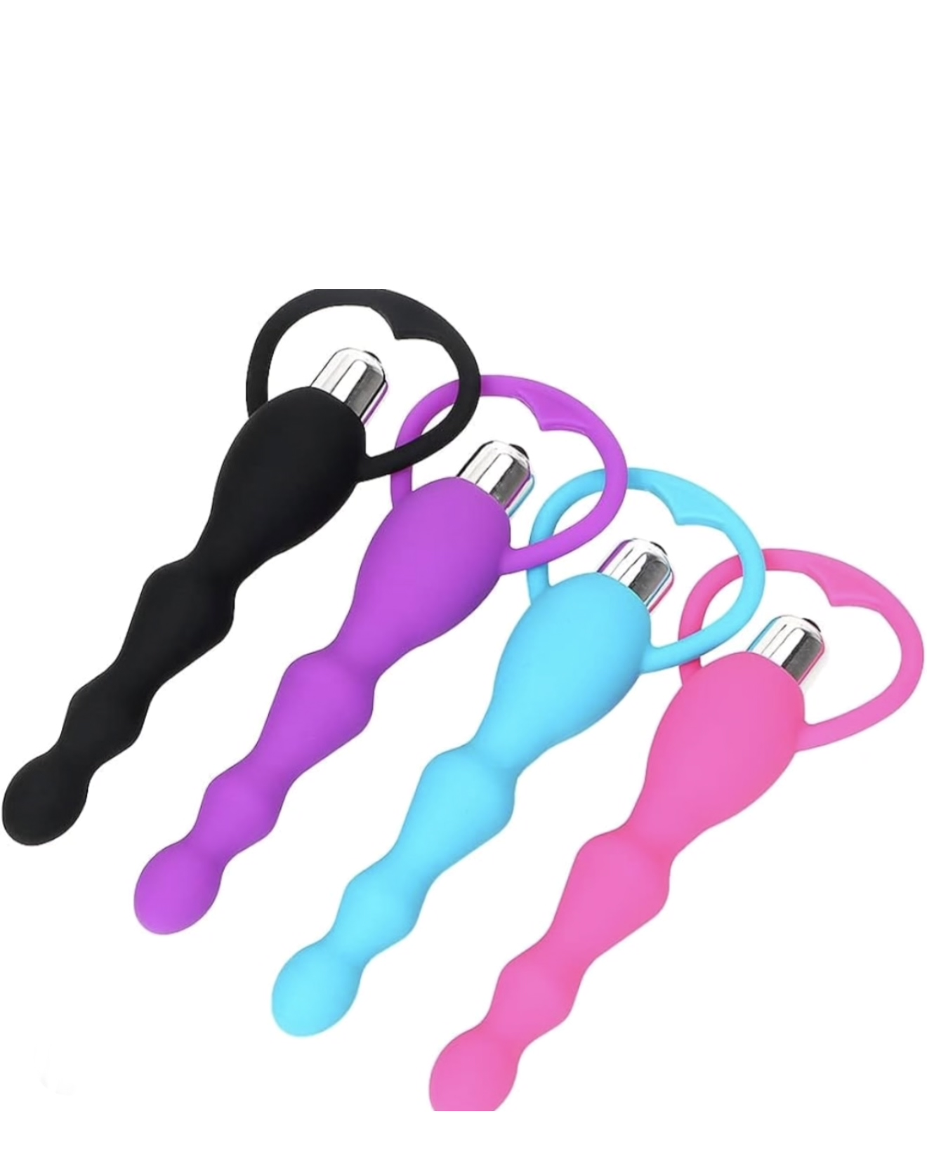 Silicone Vibrating Anal Beads
